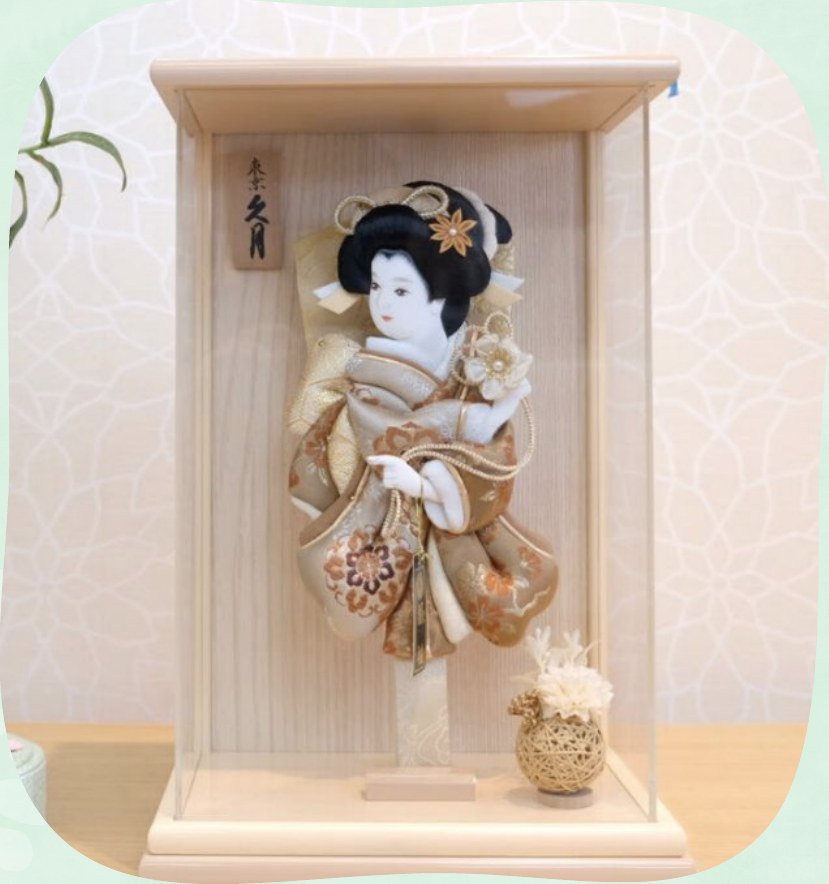 羽子板と正月飾り